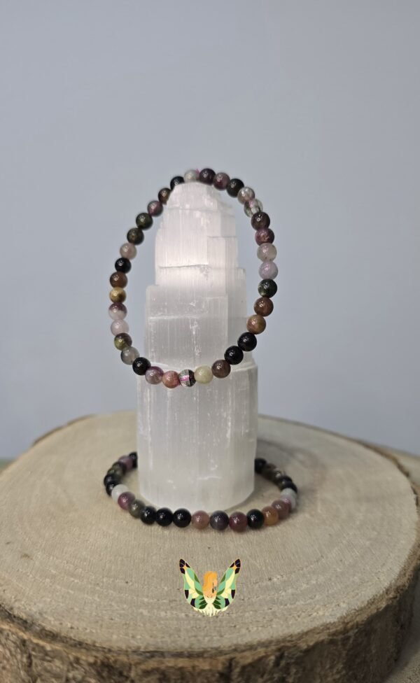 Pulseira Turmalina Rosa Mix